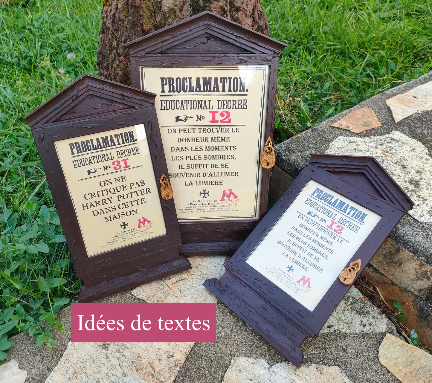 Grand cadre proclamation