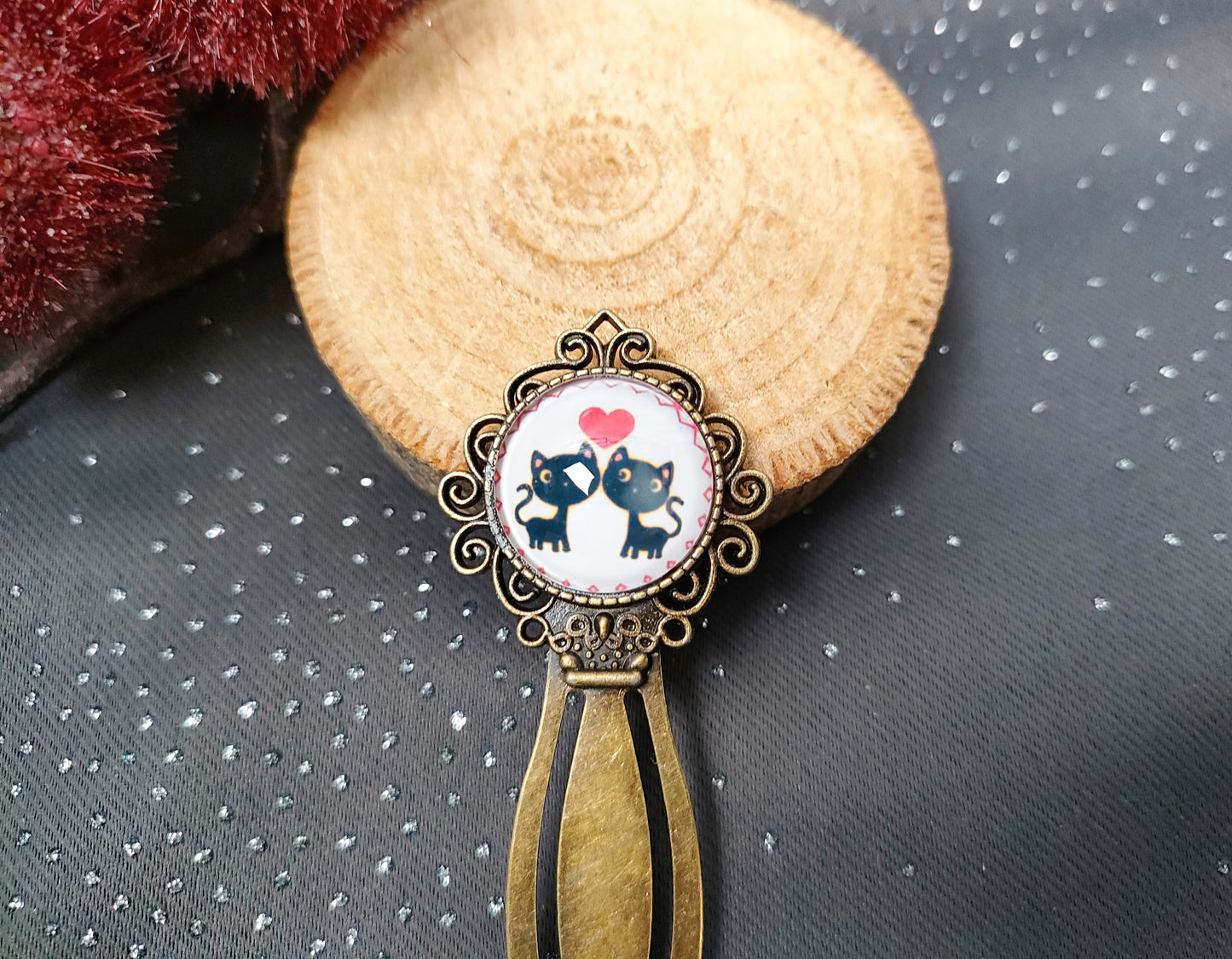 Marque pages Chats amoureux