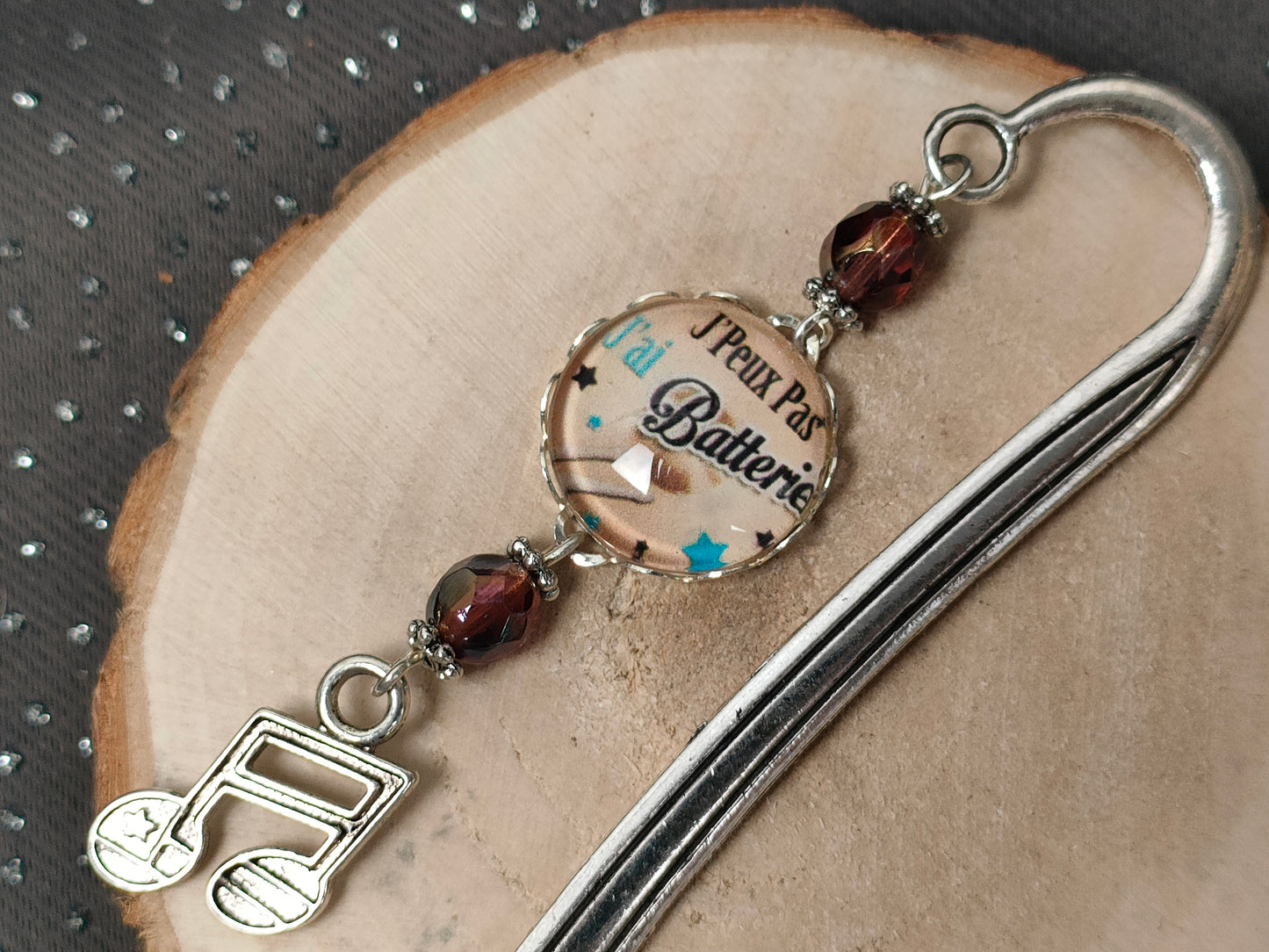 Marque pages batterie