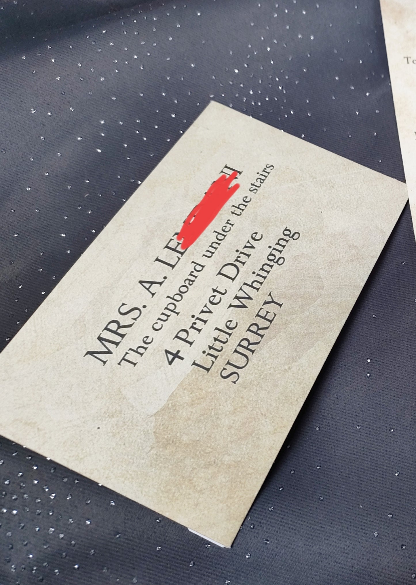 Lettre d'admission personnalisée ANGLAIS