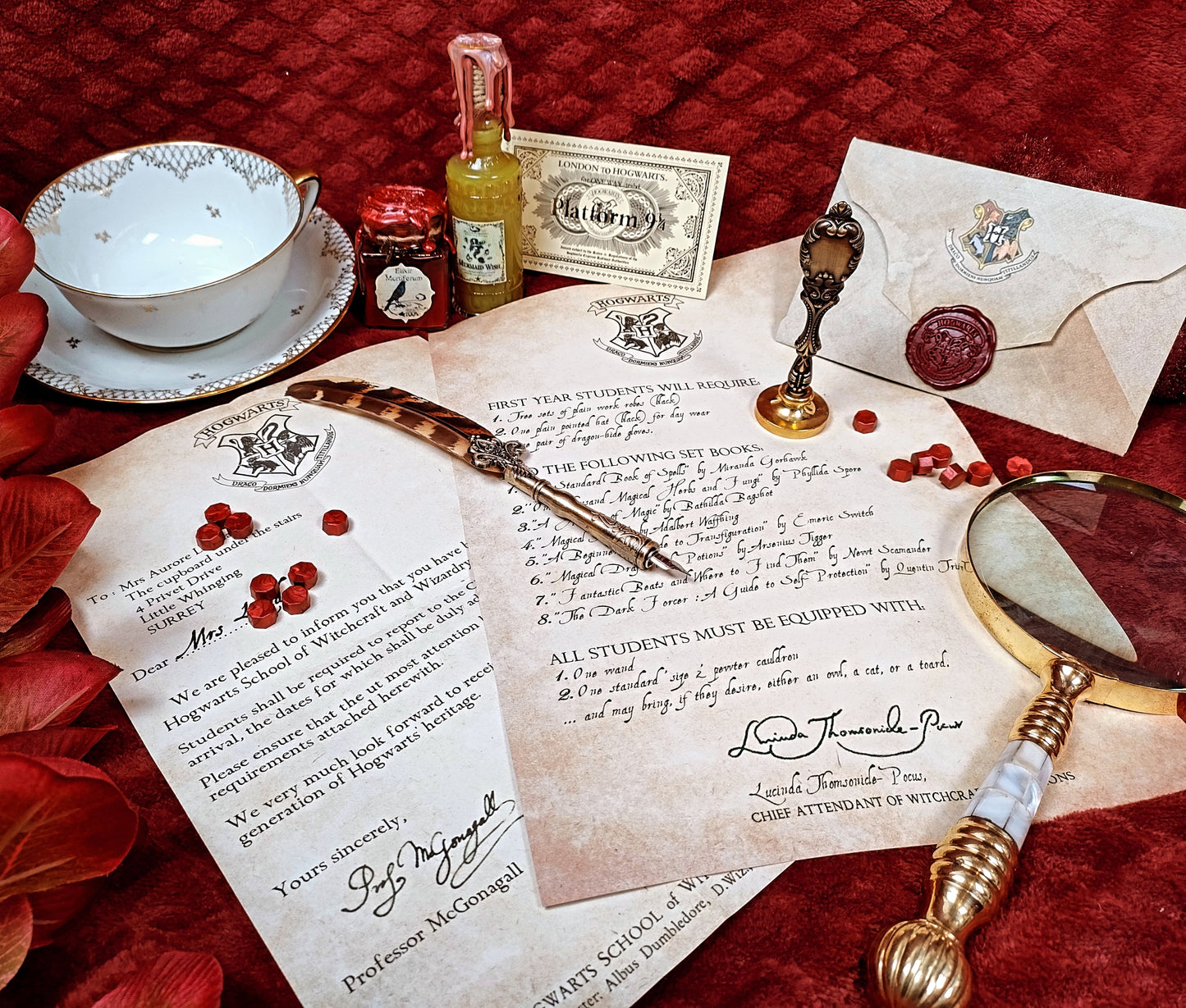 Lettre d'admission personnalisée ANGLAIS