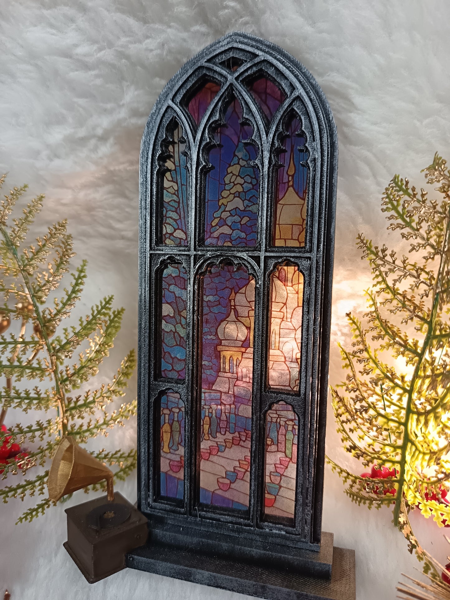 Vitrail du bal de Noël