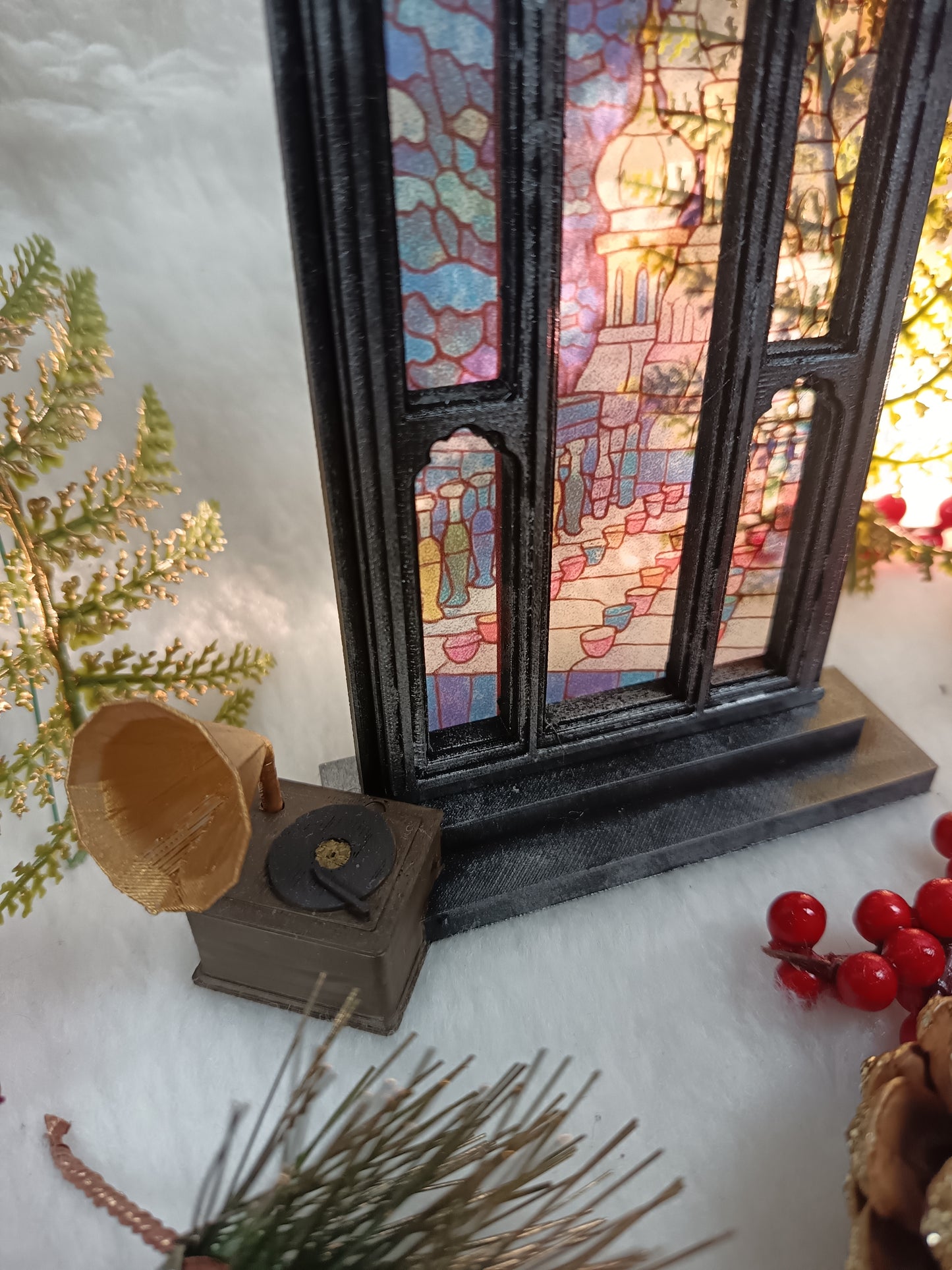 Vitrail du bal de Noël