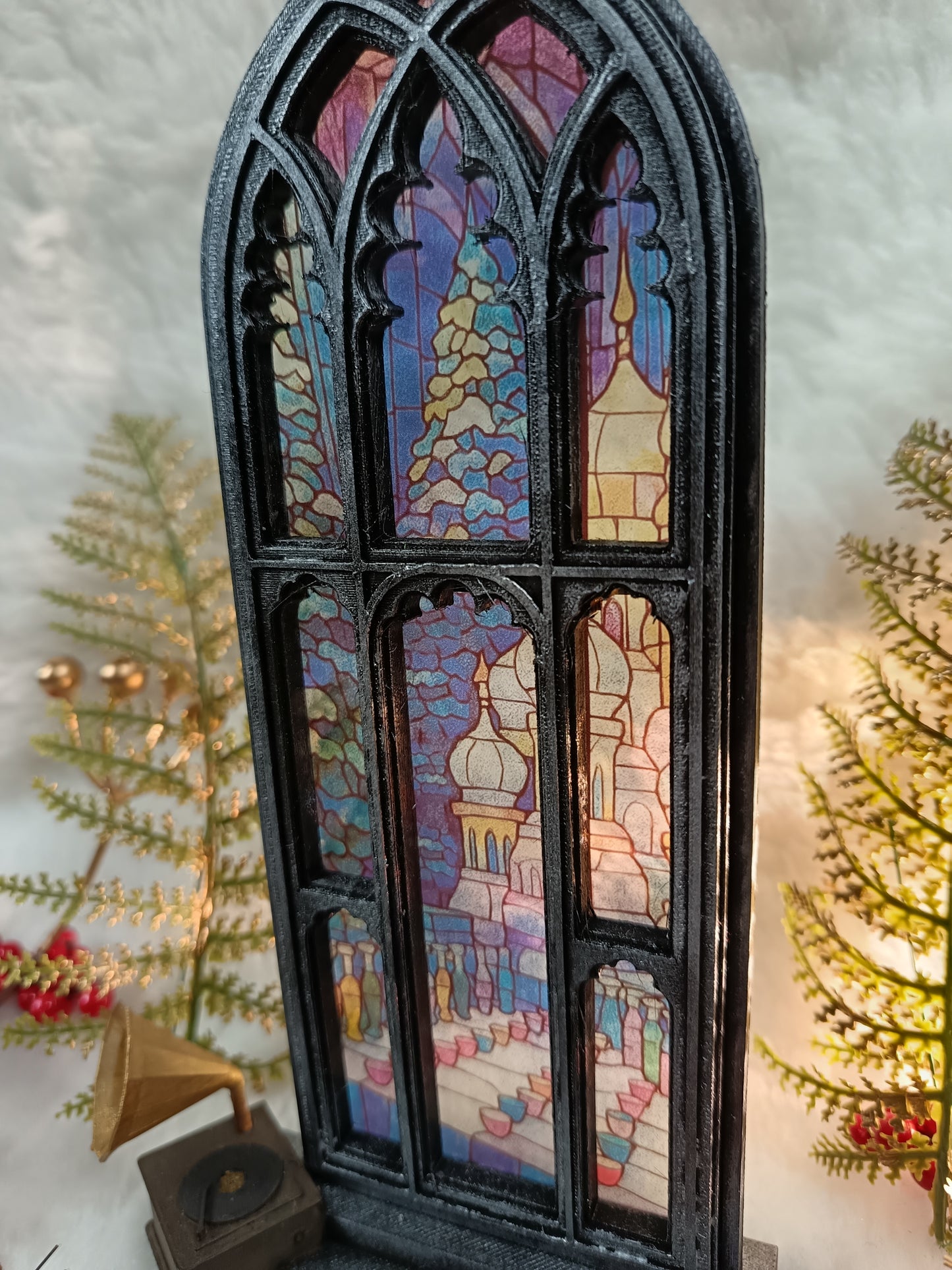 Vitrail du bal de Noël